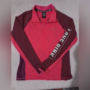 PINK Victoria's Secret Vibrant Quarter-Zip Size M